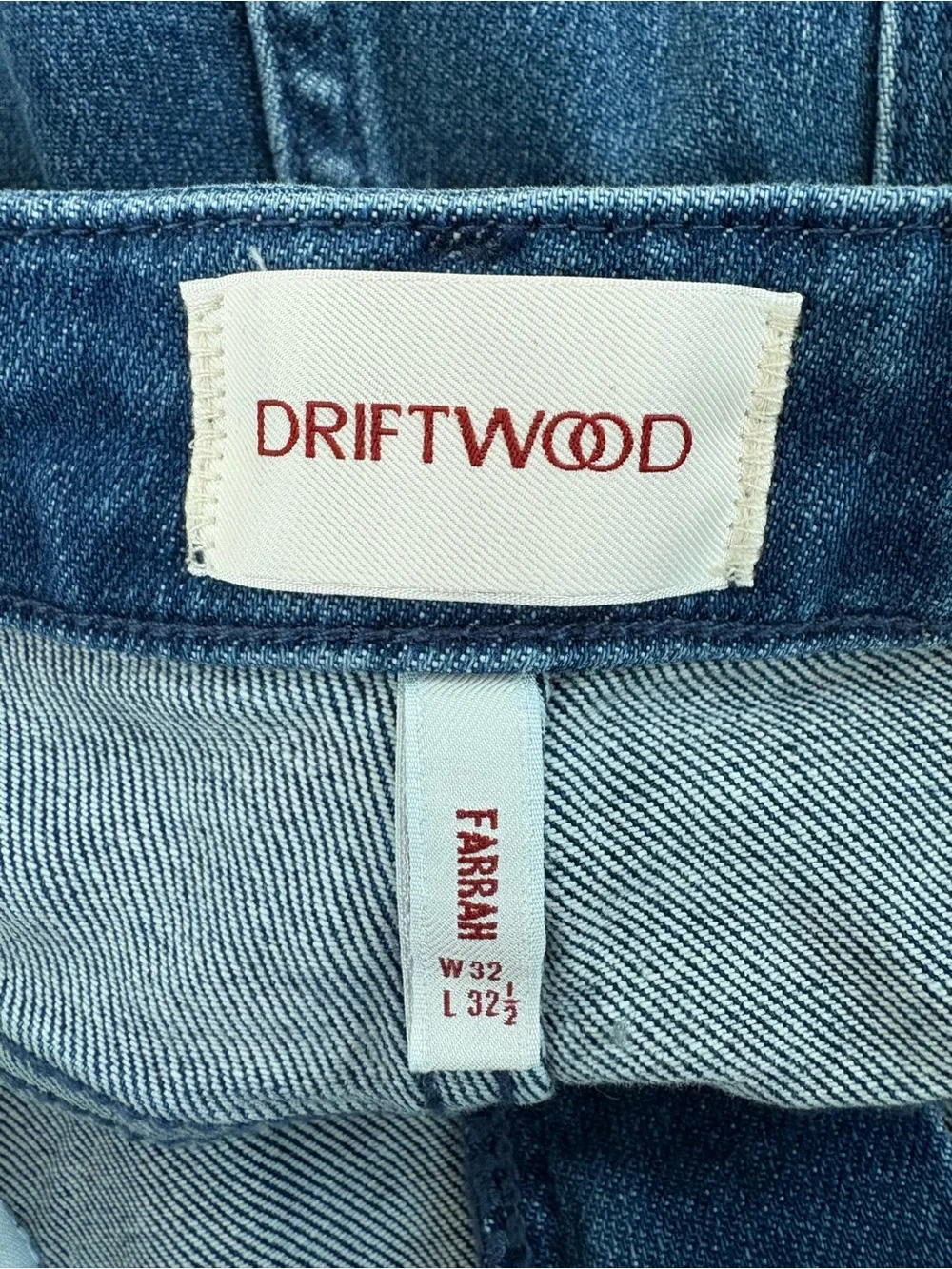 NWT Free People  X Driftwood Fab Farrah Midnight Rose Wide Leg Jeans 32W